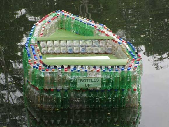 Boat Made of Bottles - Beautiful♥Pic
